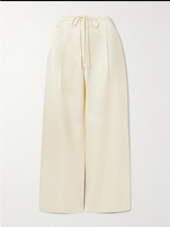 Róhe Pants - NWT Róhe drawstring Satin pants, FR 34 US 2